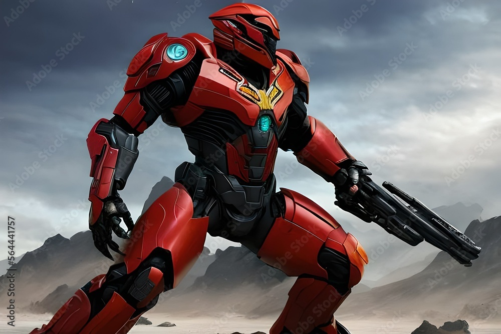 Futuristic Sci-fi Jaeger in Desolate land HD 11 Futuristic Sci-fi Jaeger in Desolate land HD 11