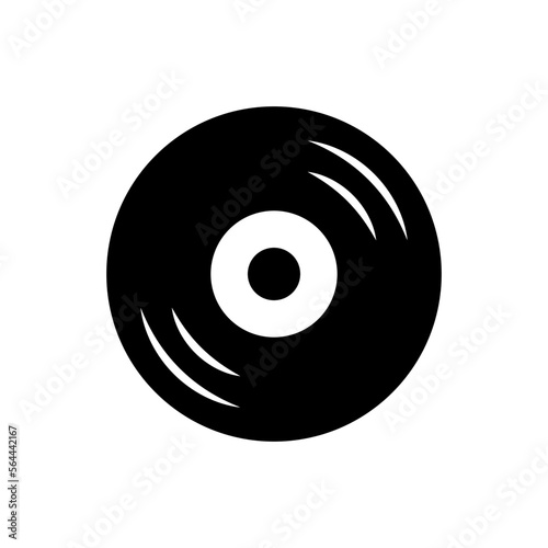 Vinyl record icon vector design templates