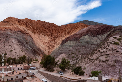 mountains of the argentine north of salta and jujuy in argentina