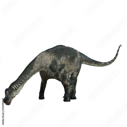 Antarctosaurus isolated dinosaur 3d render