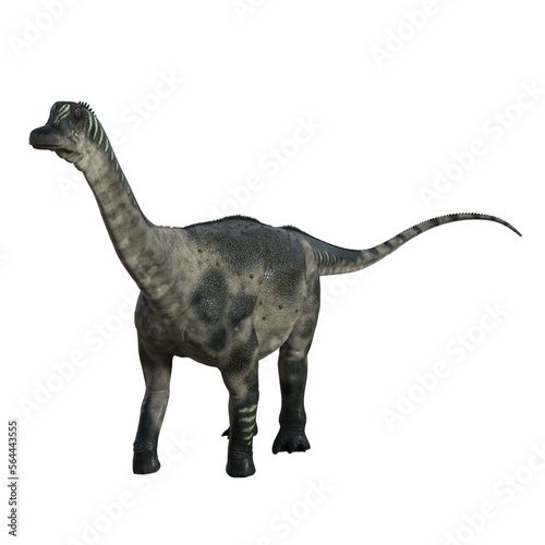 Antarctosaurus isolated dinosaur 3d render
