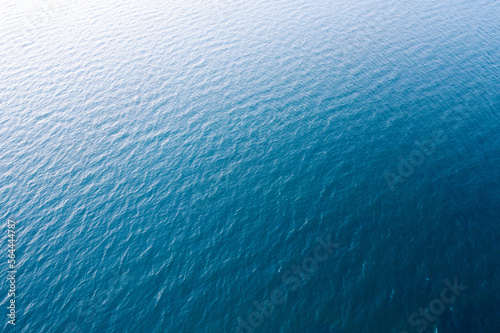 Blue sea water texture calm and peaceful background