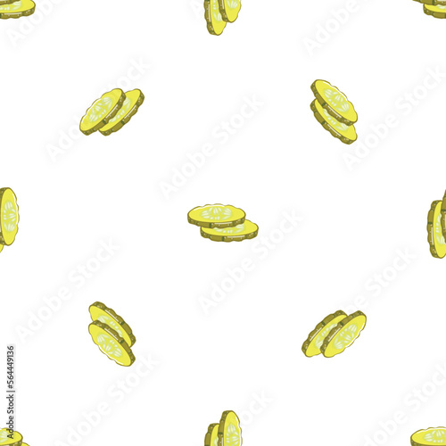Salted cucumber pattern seamless background texture repeat wallpaper geometric vector