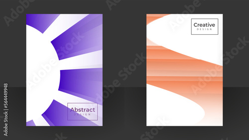 Vector illustration. A minimalistic colourful cover. Vector line gradient halftone. Design business cards, invitations, gift cards, flyers ,brochures.
