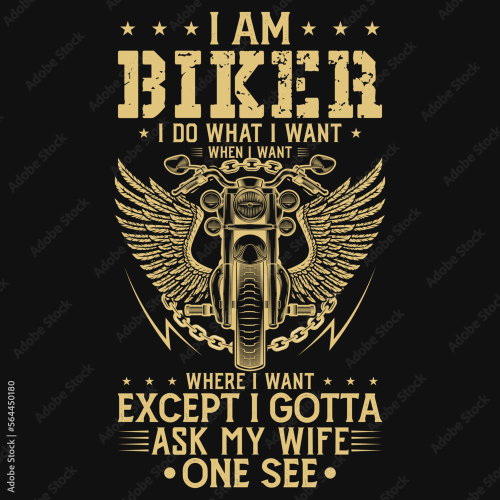 Biker tshirt design