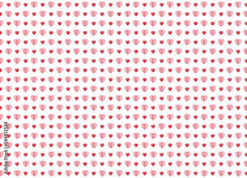 Happy valentine's day card hearts background