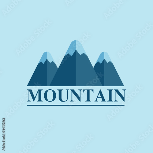 Mountain Outdoor Logo Icon 