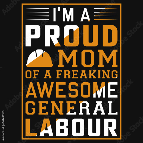 General labour tshirt design