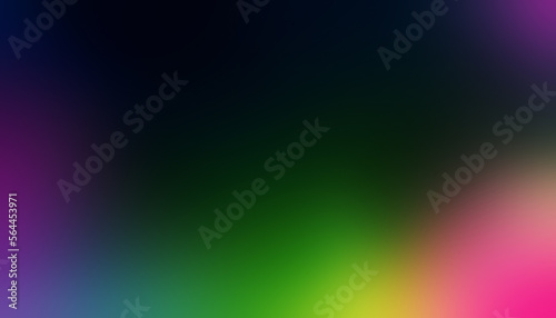 Space aura green lens blur faded smooth dark colorful gradient abstract background