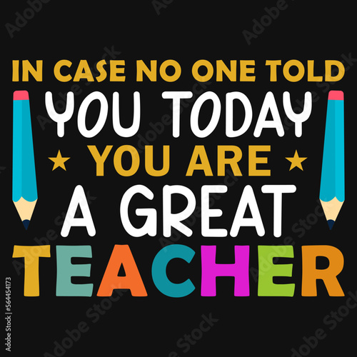 Elementary school teacher tshirt design