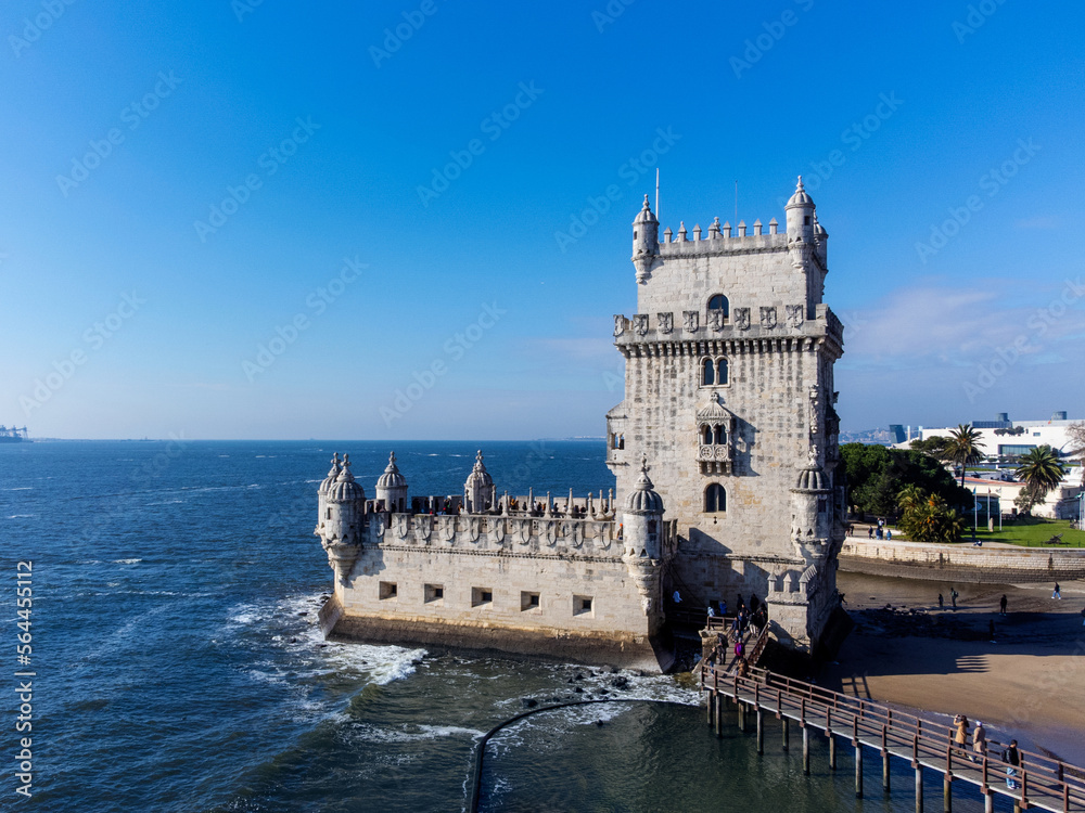 portugal, lisbon, january 6, 2023, belen tower