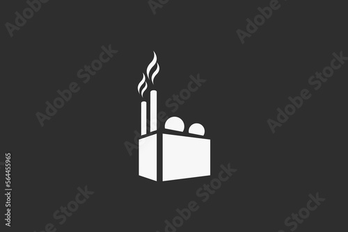 Illustration vector graphic of industry factory