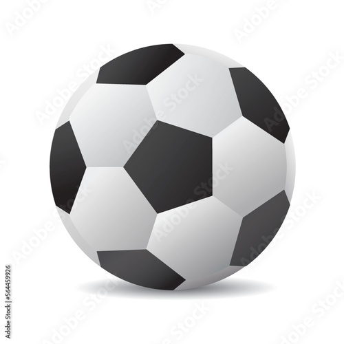 Ball vector illustration isolated on white background. 