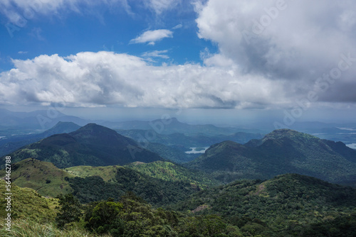 clouds over the mountains