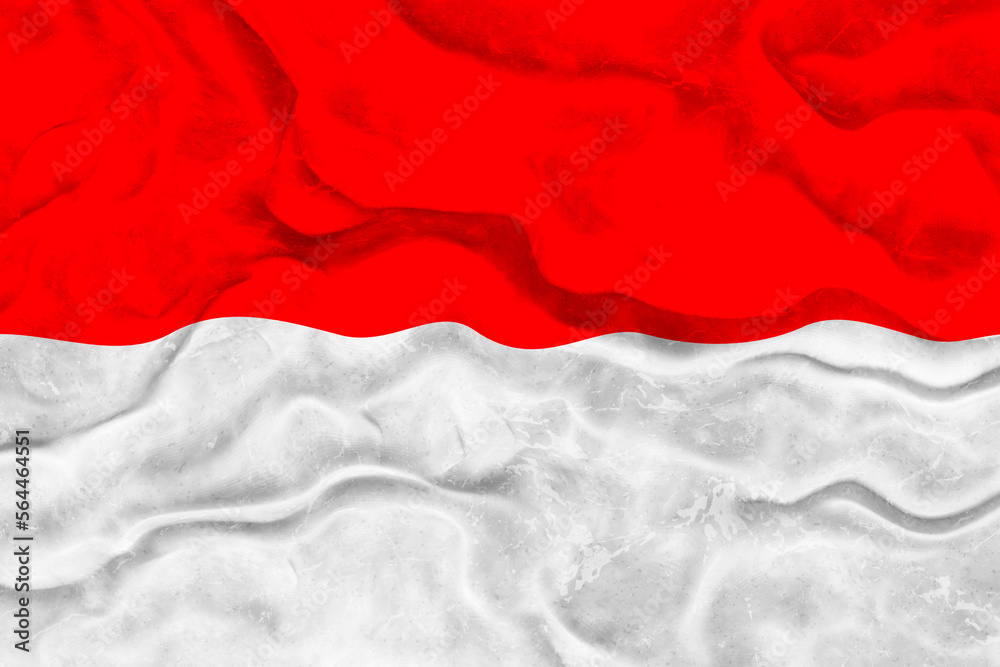 National flag of indonesia. Background  with flag of indonesia