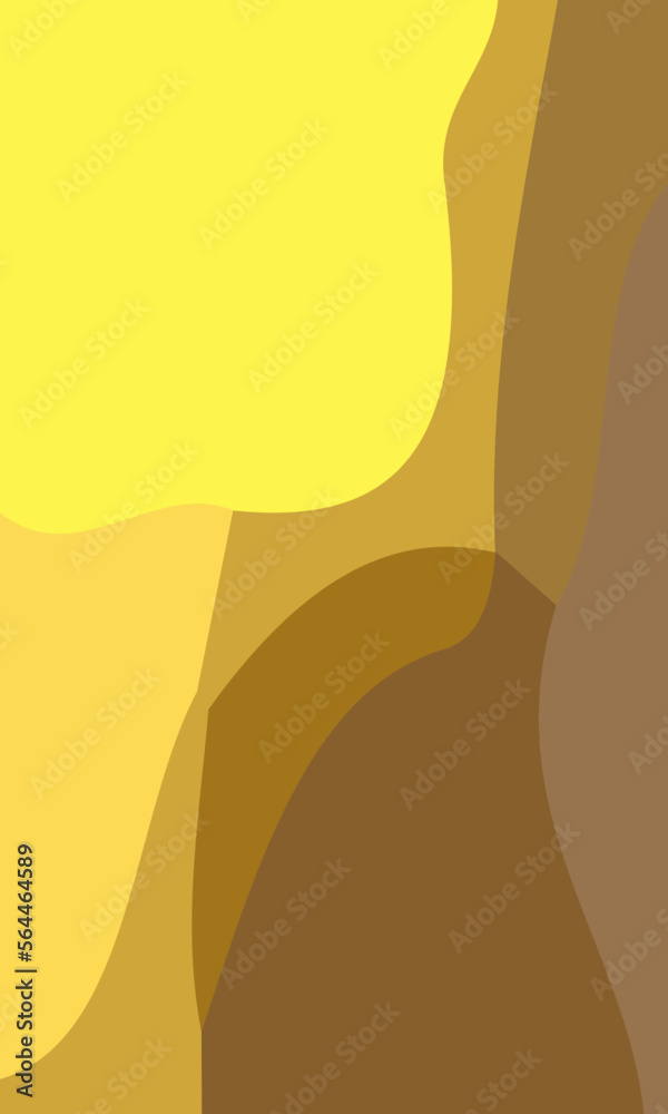 Aesthetic yellow abstract background with copy space area. Suitable for poster and banner