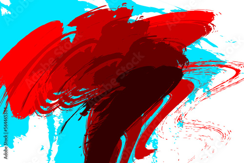 abstract colorful wave pattern, on white background