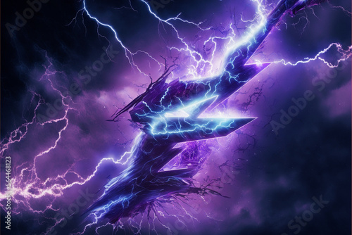 Abstract Electric Lightning wallpaper background