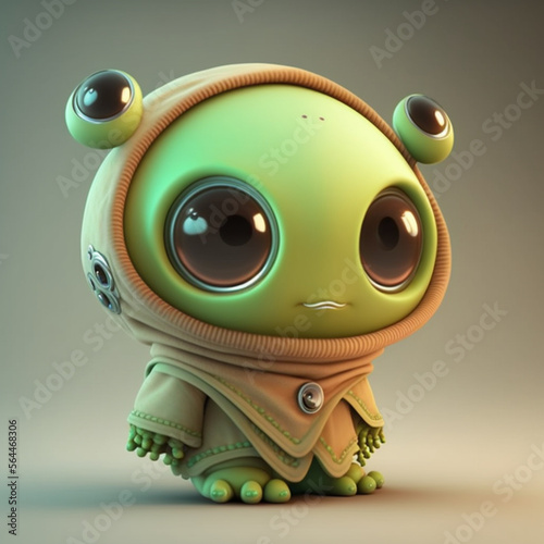 a cute alien