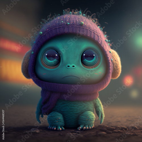 a cute alien
