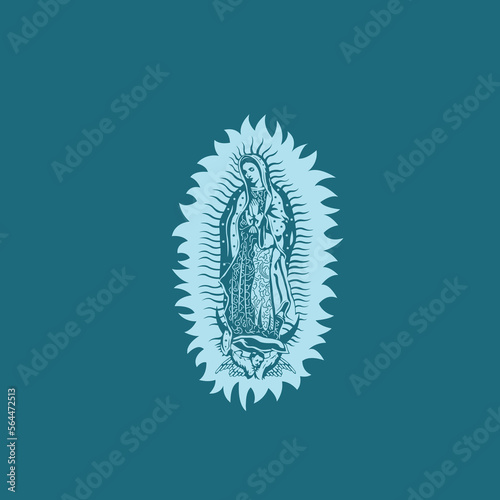 THESE HIGH QUALITY MOTHER MARIA VECTOR FOR USING VARIOUS TYPES OF DESIGN WORKS LIKE T-SHIRT, LOGO, TATTOO AND HOME WALL DESIGN
