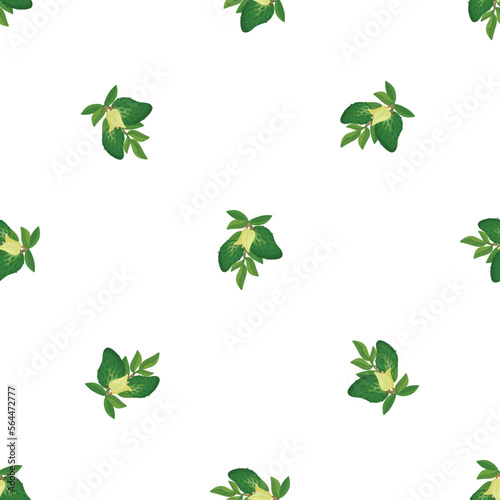 Tree soursop pattern seamless background texture repeat wallpaper geometric vector