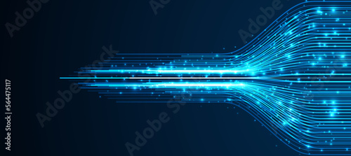 Technology background. Big data visualization concept
