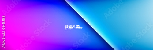 Abstract background - squares and lines composition created with lights and shadows. Technology or business digital template. Trendy simple fluid color gradient abstract background