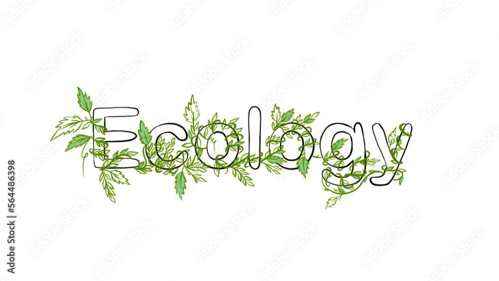 A flowering green text showing the greening process of the planet Earth with renewable energy sources. High quality 4k footage A flowering green text showing the greening process of the planet Earth with renewable energy sources. High quality 4k footage