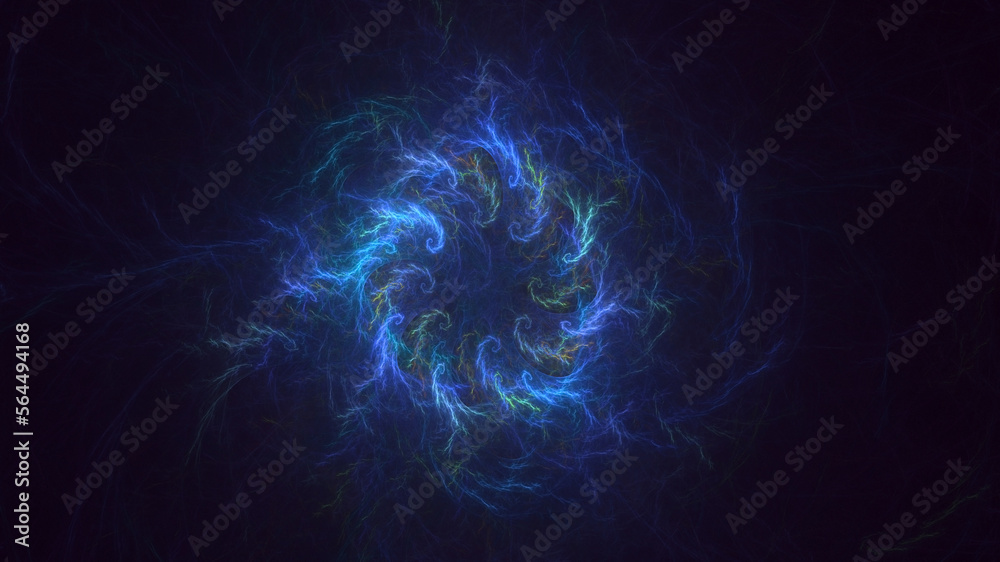 3D rendering abstract multicolor fractal light background 3D rendering abstract multicolor fractal light background