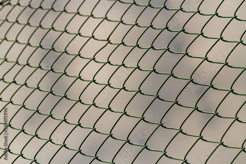 Texture cage metal net. Chrome grille detail for building.