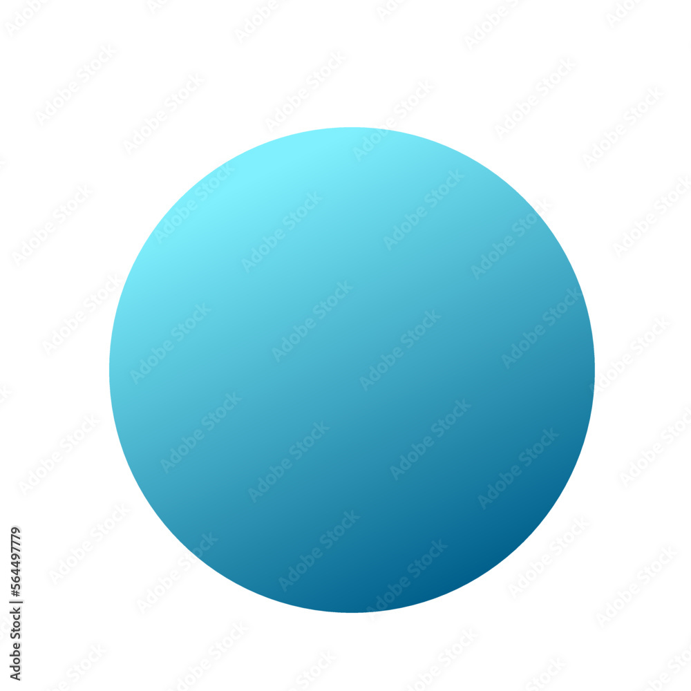 perfect circle with blue gradient color isolated on white background perfect circle with blue gradient color isolated on white background