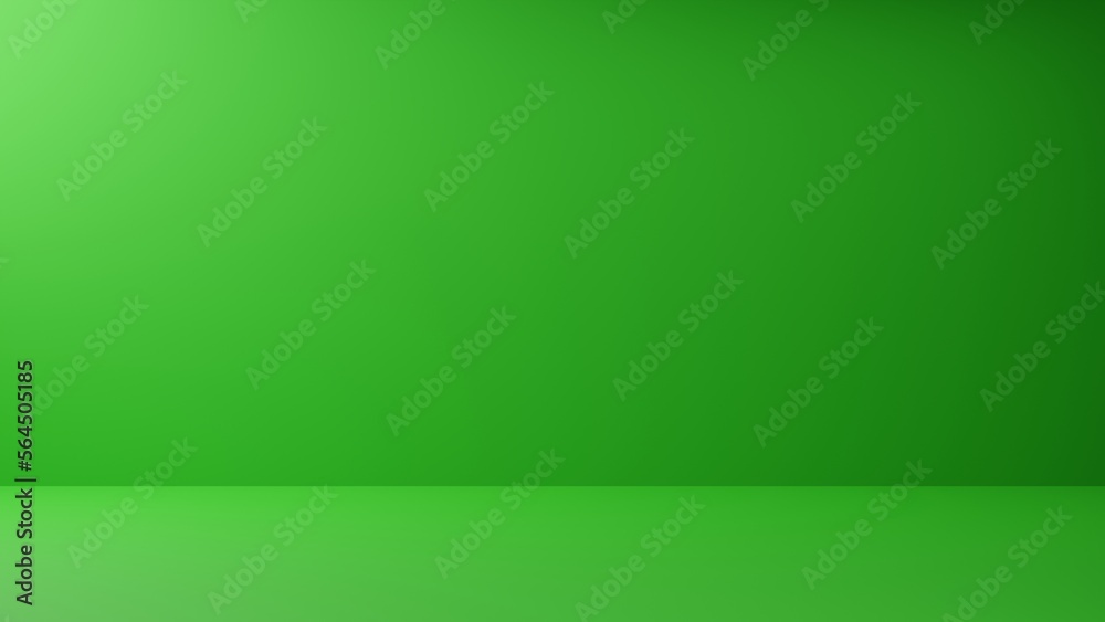 blank green studio use as background.3d rendering. blank green studio use as background.3d rendering.