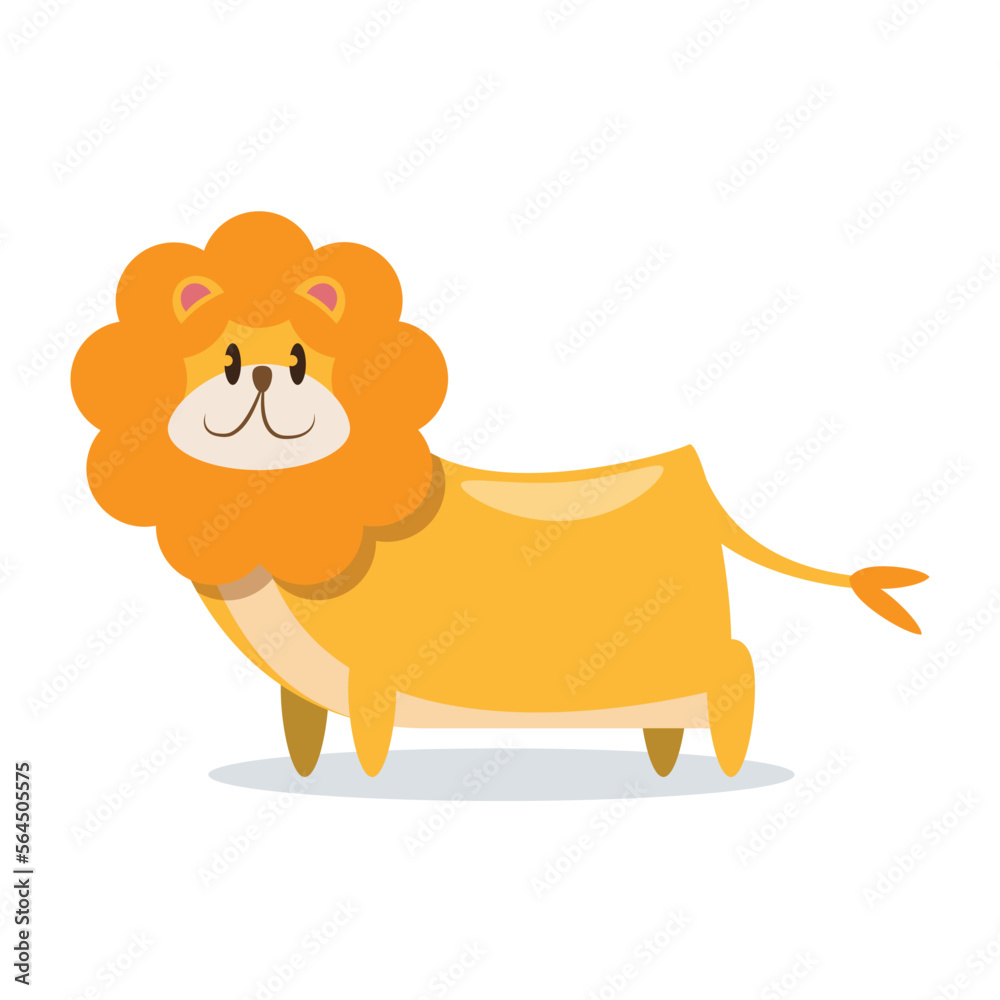lion cartoon character vector illustration lion cartoon character vector illustration