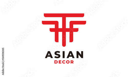 Logo minimalism design for industry and business