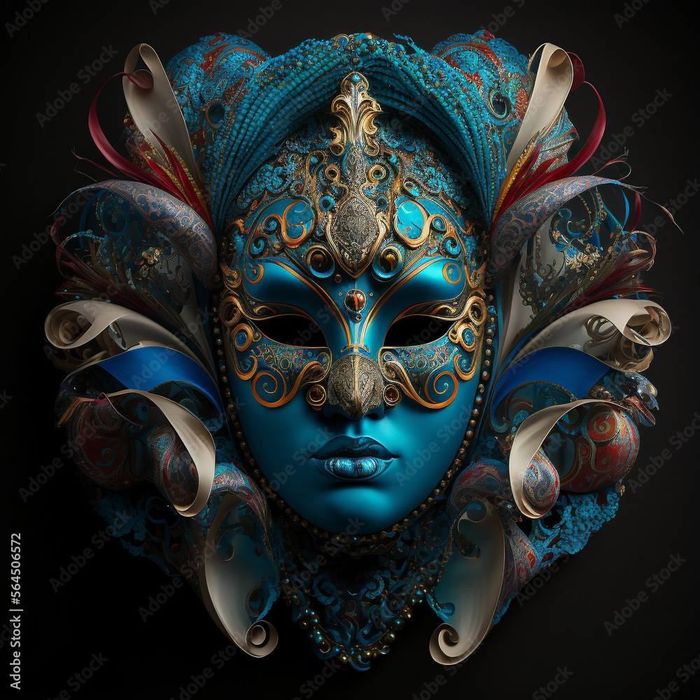 venetian mask from the carnival of venice 