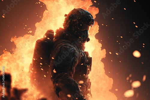 Burning Battlefield: A Soldier's Experience with Flame in War