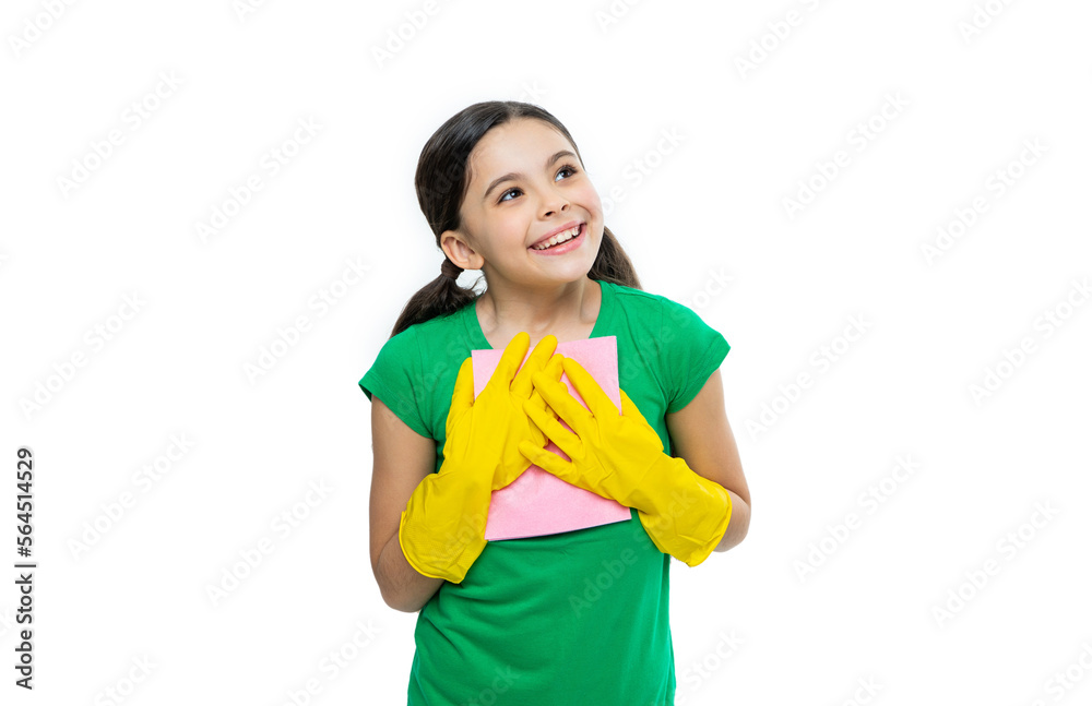 dreamy girl cleaner do chores in studio. girl cleaner do chores on background. dreamy girl cleaner do chores in studio. girl cleaner do chores on background.