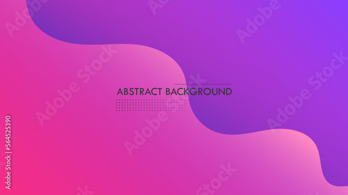  Abstract Modern Background with Fluid Liquid Wave Lines Motion Element and Pink Purple Gradient Color