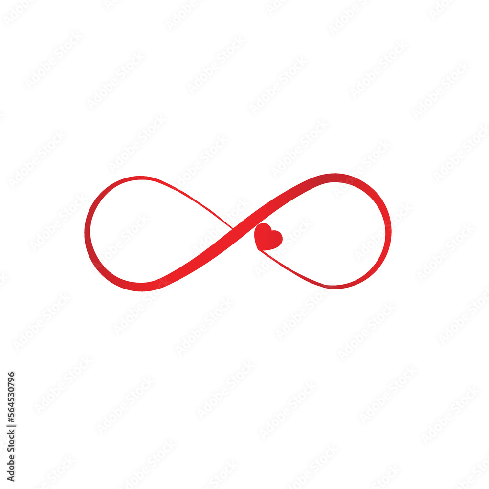Valentines Day Logo Design, Love Infinity Logo Valentines Day Logo Design, Love Infinity Logo