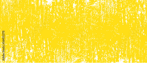 Yellow brush background. Yellow ink splash on backdrop. Brush stroke background for wallpaper, paint splatter template, dirt banner, watercolor design, dirty texture. Trendy brush background, vector