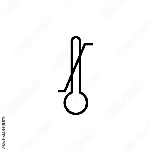 temperature limitation packaging icon vector design templates