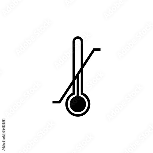 temperature limitation packaging icon vector design templates