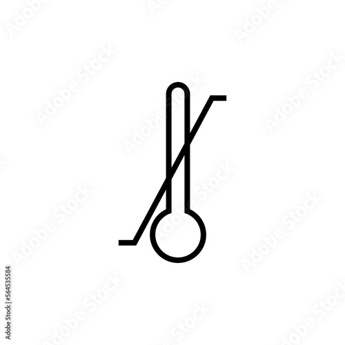 temperature limitation packaging icon vector design templates