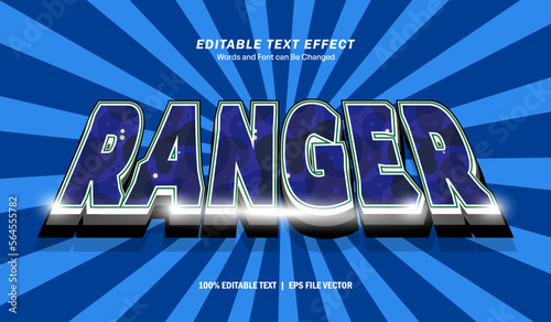 ranger text style effect