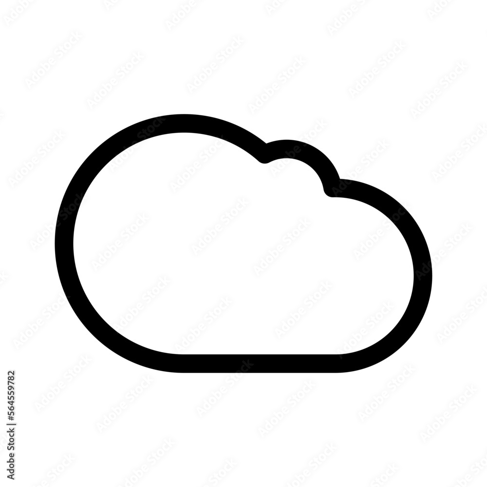 cloud icon or logo isolated sign symbol vector illustration - high quality black style vector icons cloud icon or logo isolated sign symbol vector illustration - high quality black style vector icons
