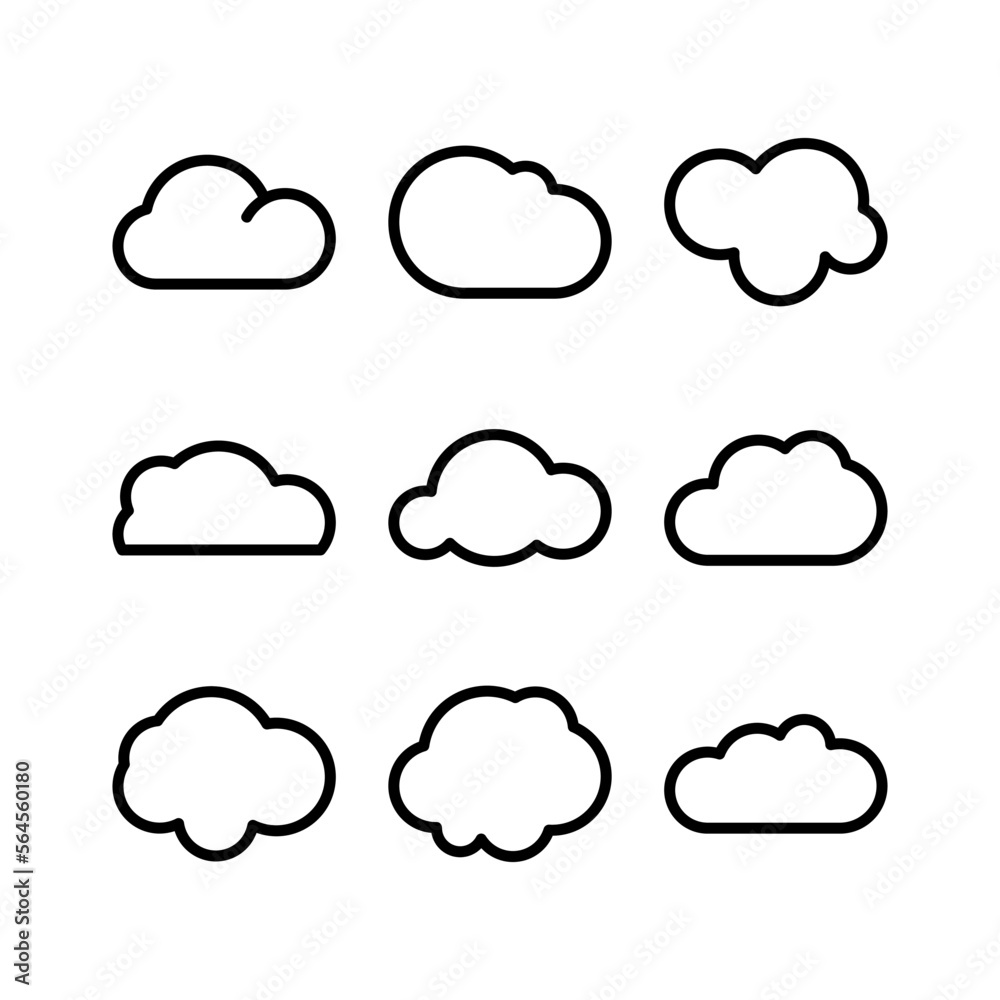 cloud icon or logo isolated sign symbol vector illustration - high quality black style vector icons cloud icon or logo isolated sign symbol vector illustration - high quality black style vector icons