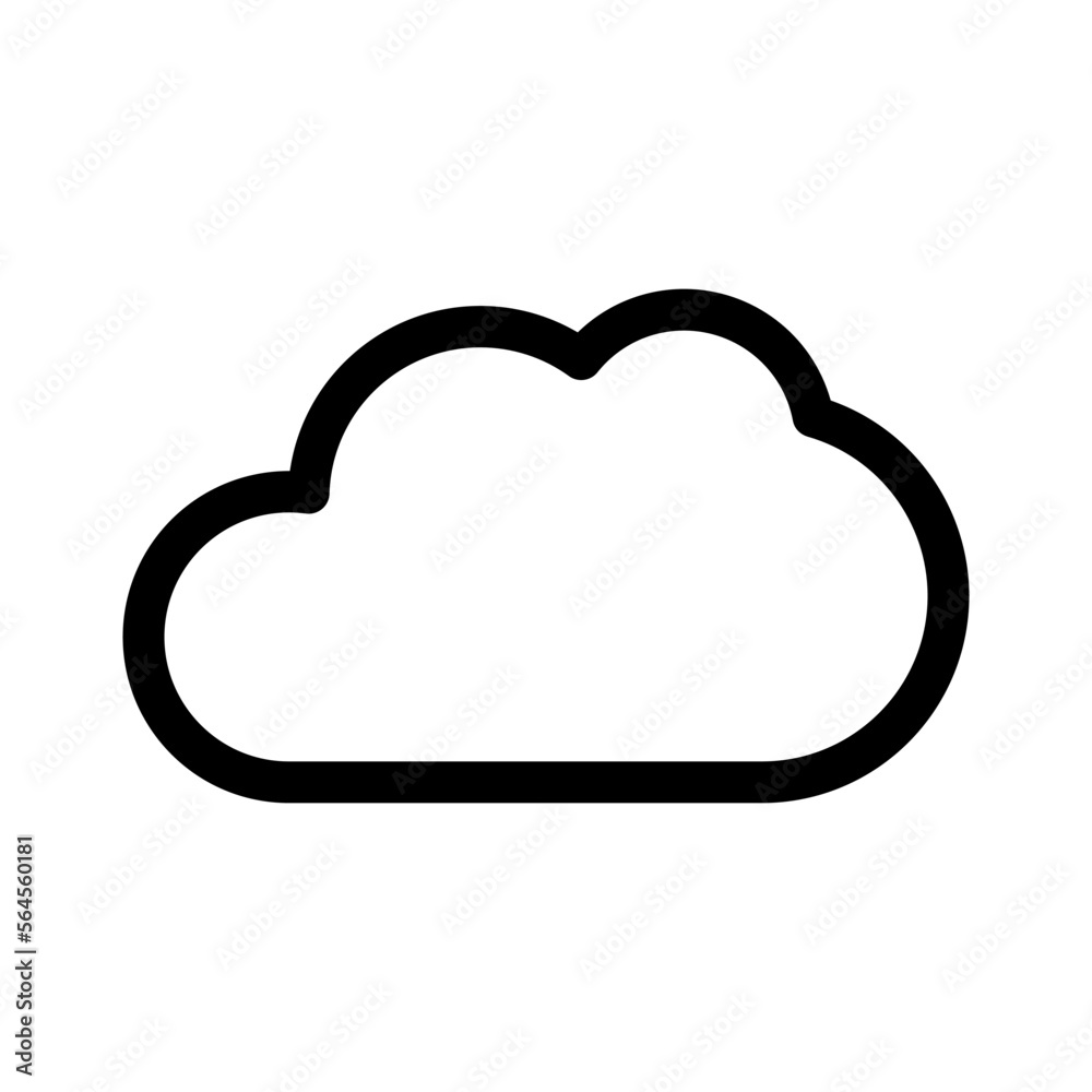 cloud icon or logo isolated sign symbol vector illustration - high quality black style vector icons cloud icon or logo isolated sign symbol vector illustration - high quality black style vector icons