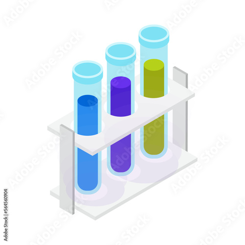 Tubes Isometric Icon