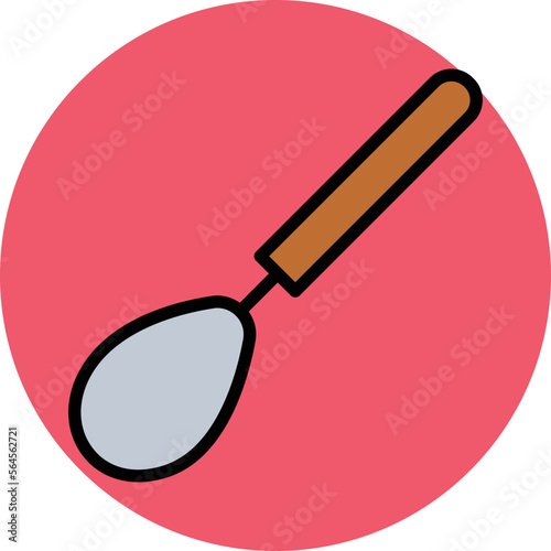 Teaspoon Vector Icon
